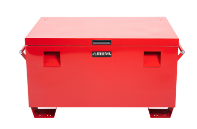 Small Red Powder Coated Site Box Front View