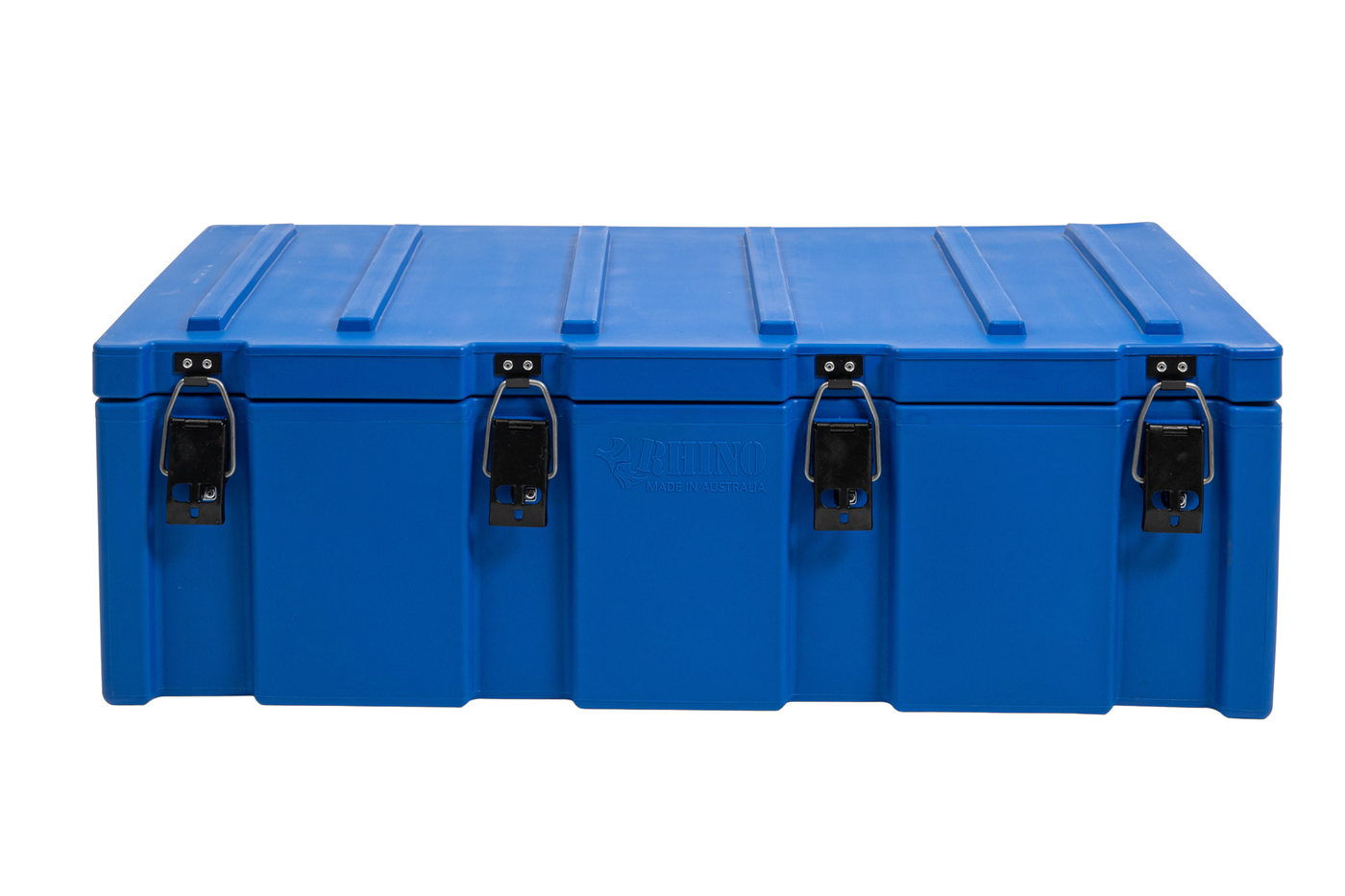 1200mm Extra Large Blue Plastic Storage Cargo Case Front View
