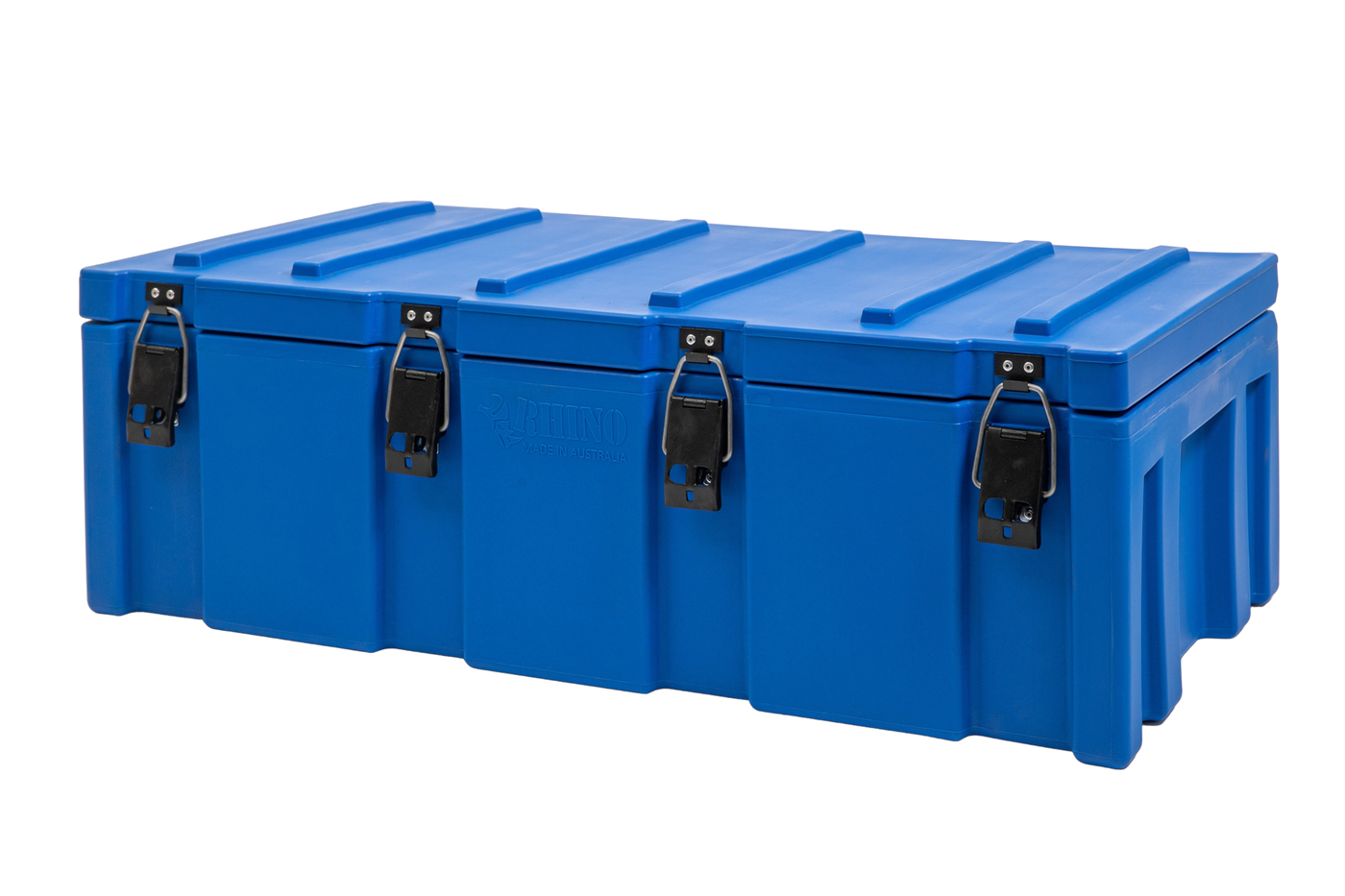 1200mm Extra Large Blue Plastic Storage Cargo Case Isometric View