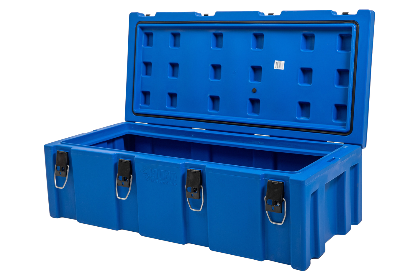 1200mm Extra Large Blue Plastic Storage Cargo Case Open View
