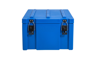 600mm Medium Blue Plastic Storage Cargo Case Front View
