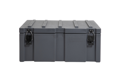 900mm Large Grey Plastic Storage Cargo Case Front View