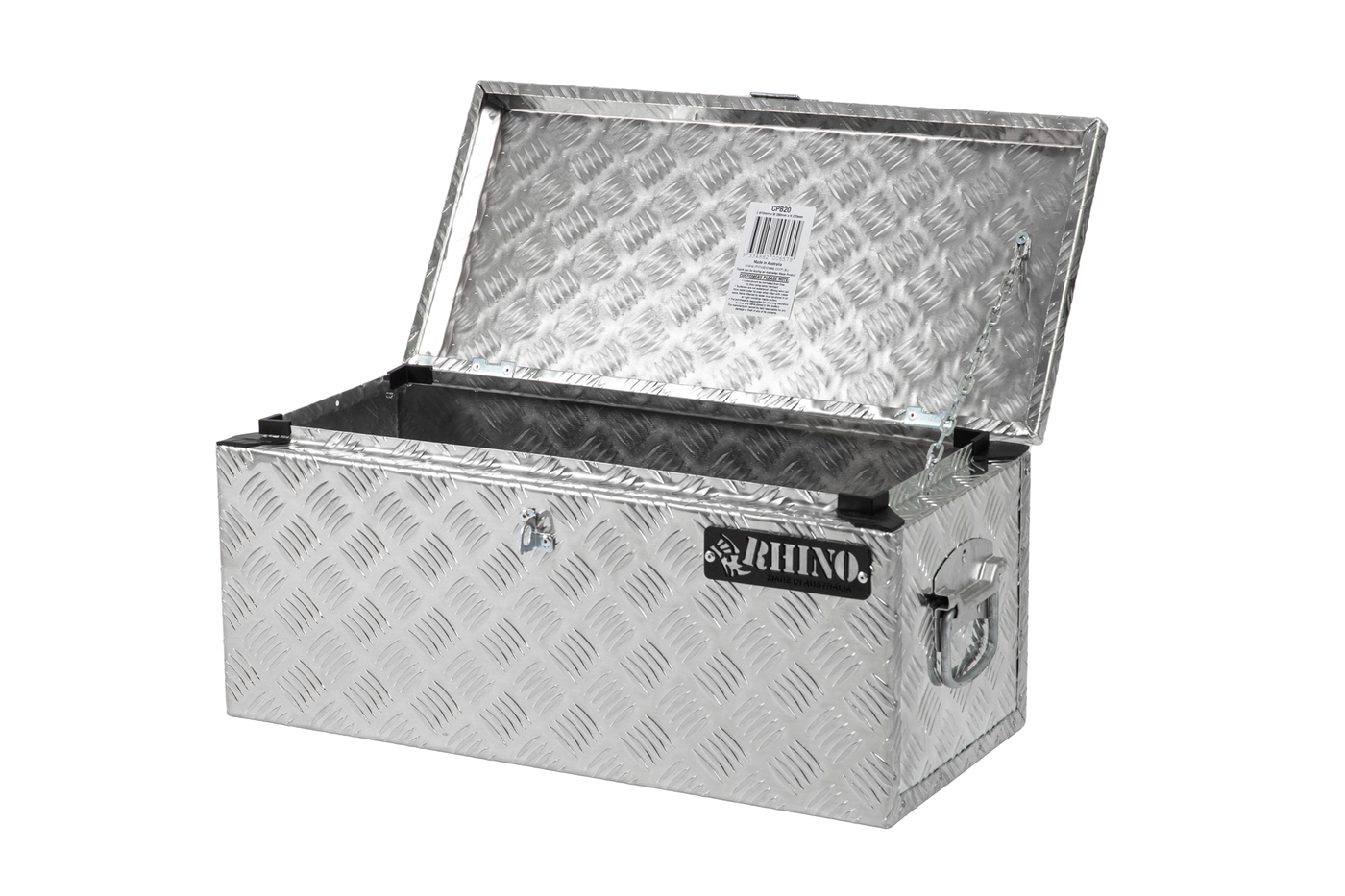 CPB20 ALUMINIUM CHECKER BOX – RHINO TOOL BOXES